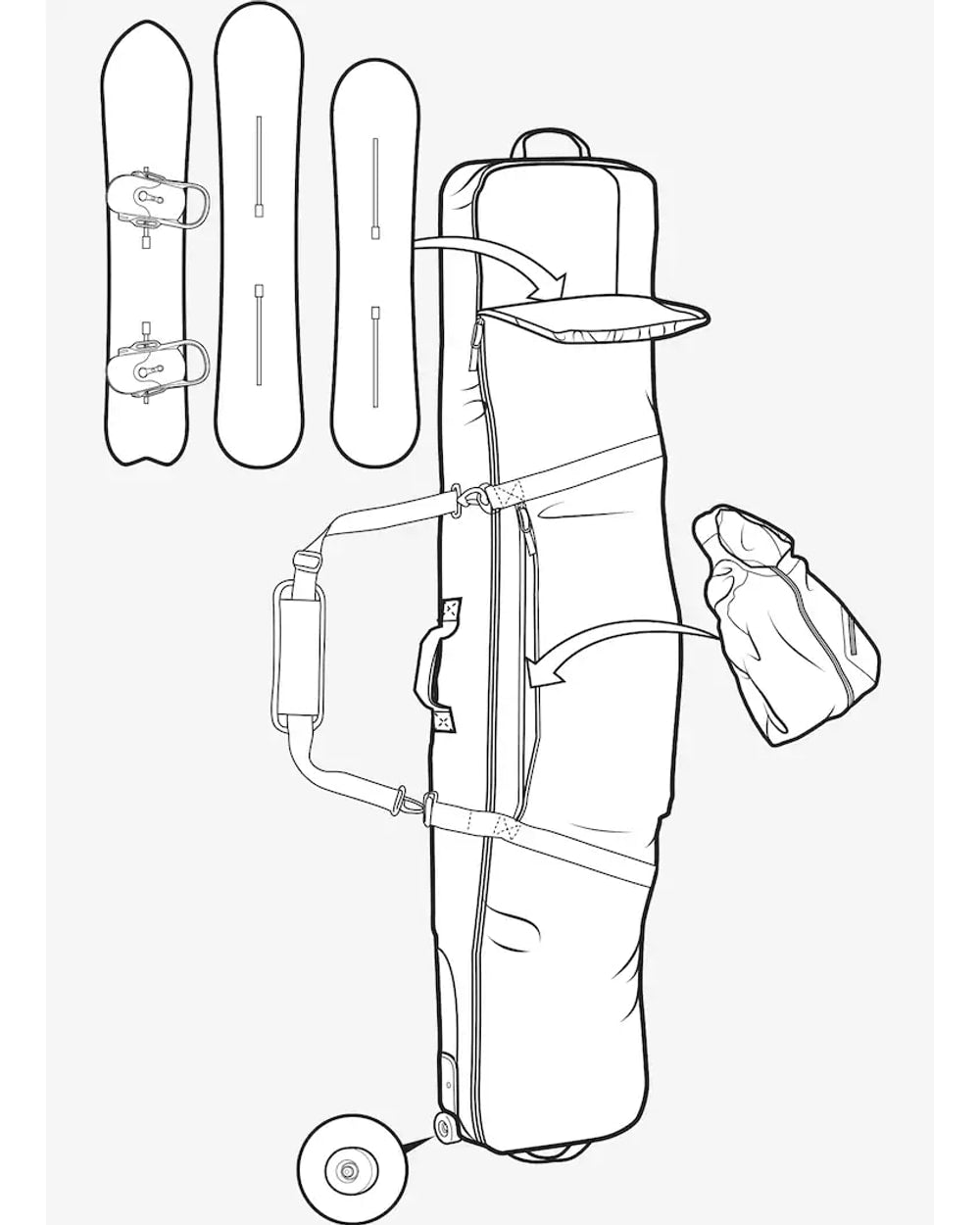 Burton Wheelie Gig Bag
