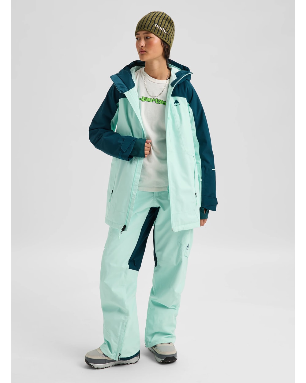 Burton Women's Reserve 2L Insulated Jacket - ATLANTIC TEAL/SPRING FROST