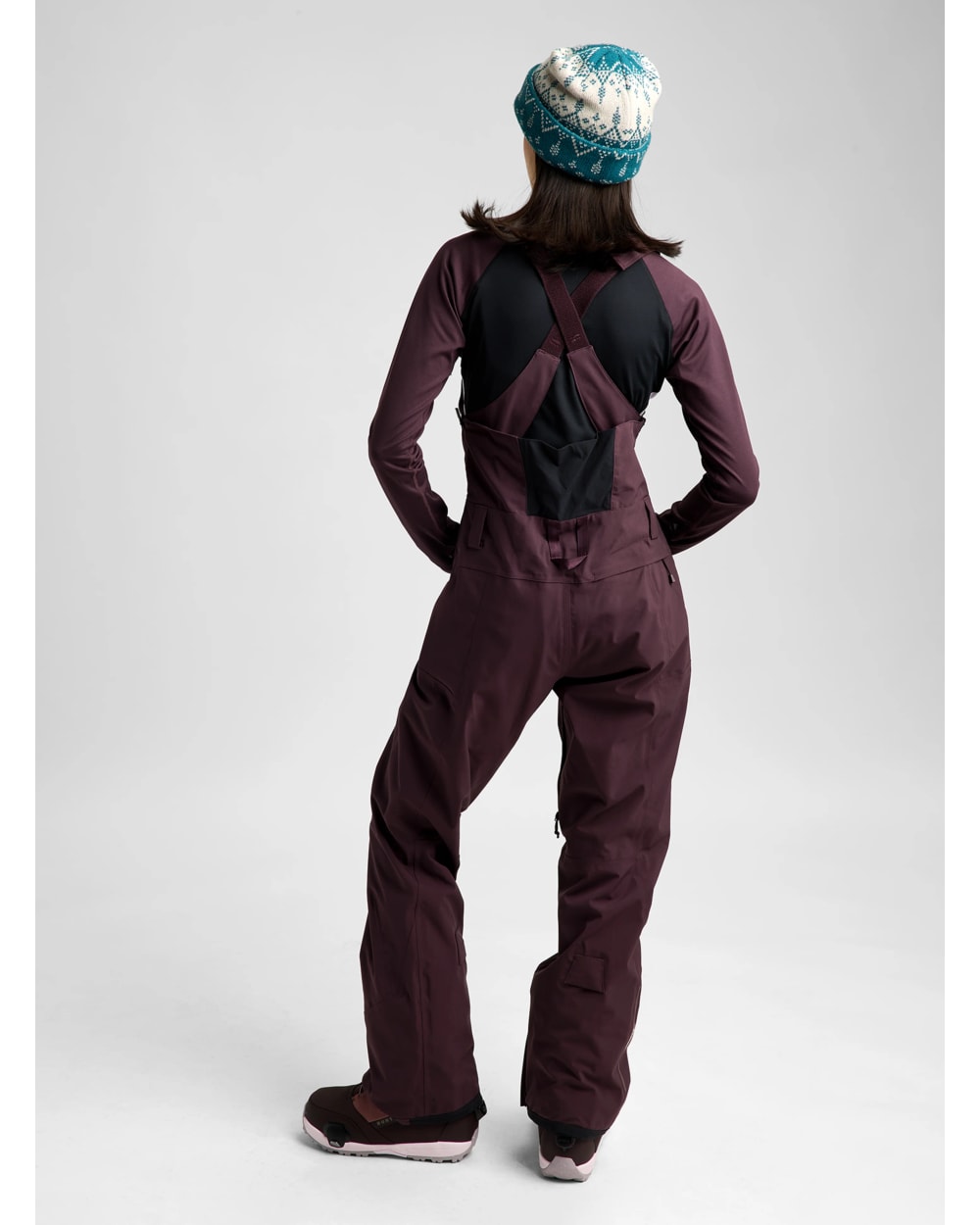 Burton Women's Reserve 2L Stretch Bib Pants - BEAR HUG BROWN