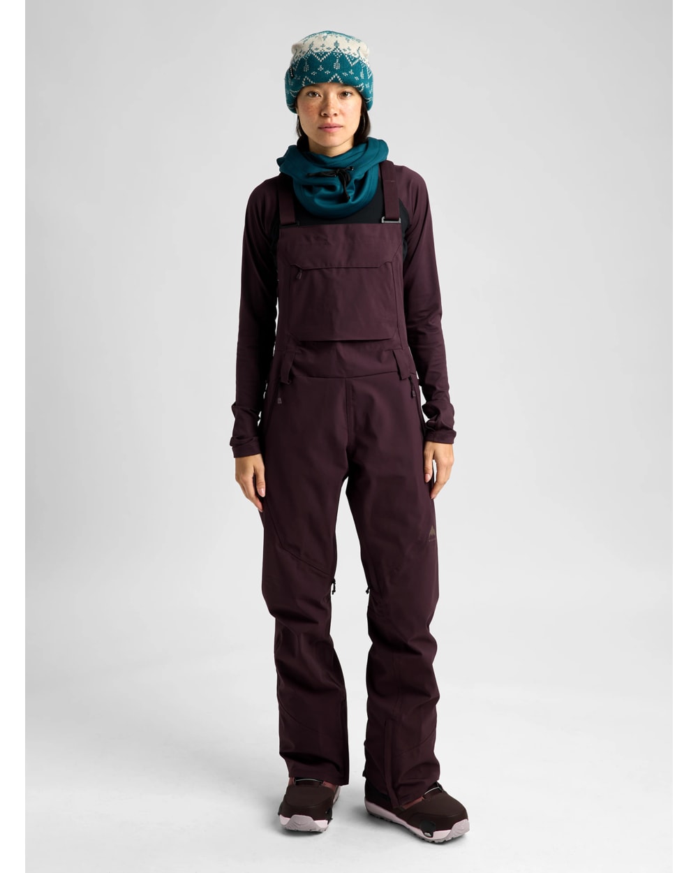 Burton Women's Reserve 2L Stretch Bib Pants - BEAR HUG BROWN