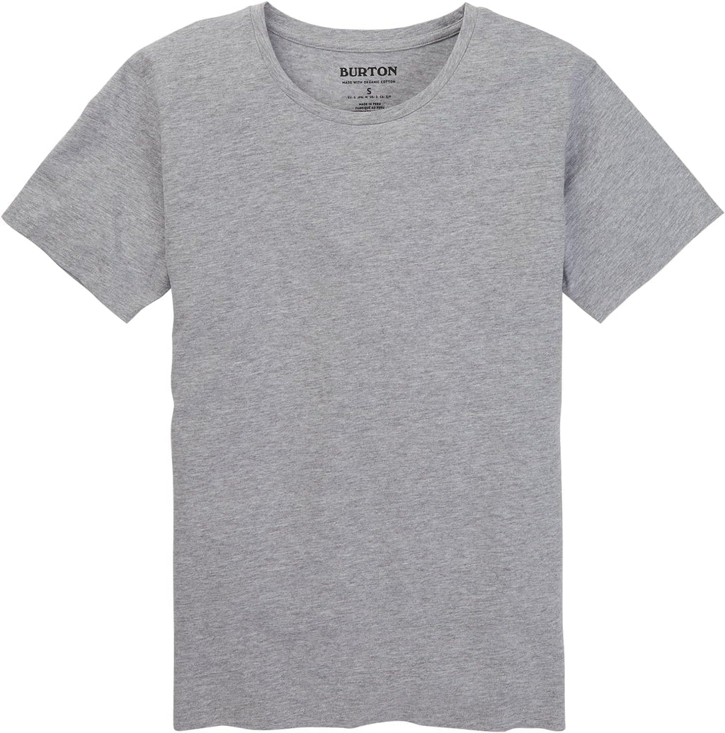 Burton Women's Classic Short Sleeve T-Shirt - Gray Heather, front