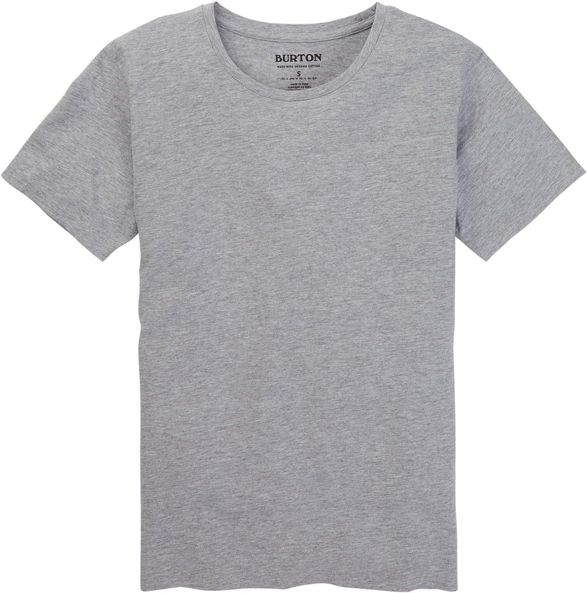 Burton Women's Classic Short Sleeve T-Shirt - Gray Heather, front