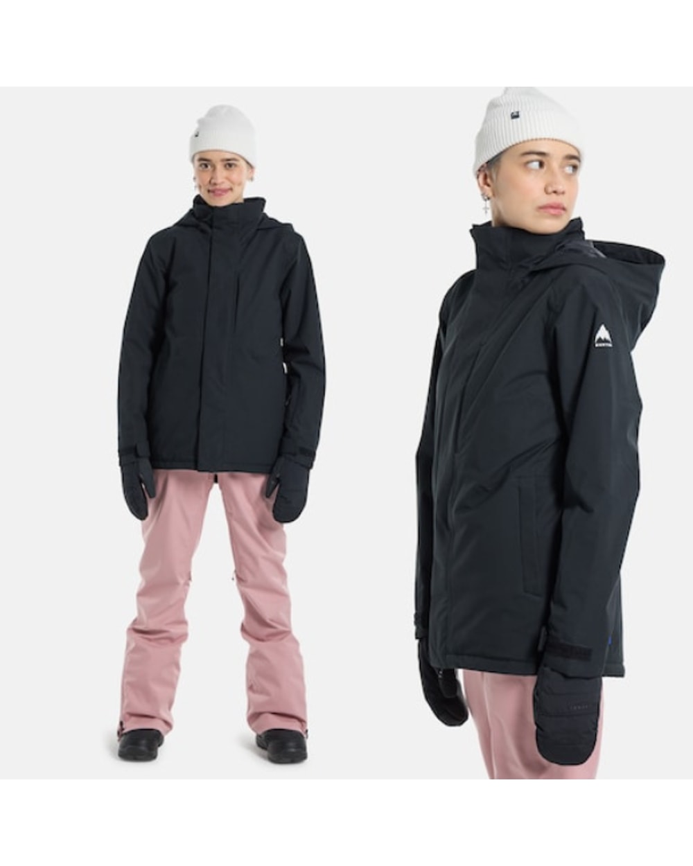 Burton Women's Jet Ridge Jacket - True Black - worn