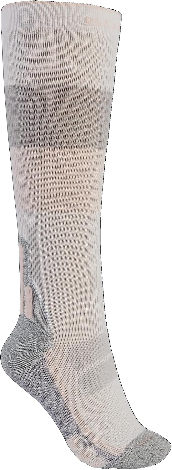 Burton Women's Performance + Ultralight Compression Sock - White, front