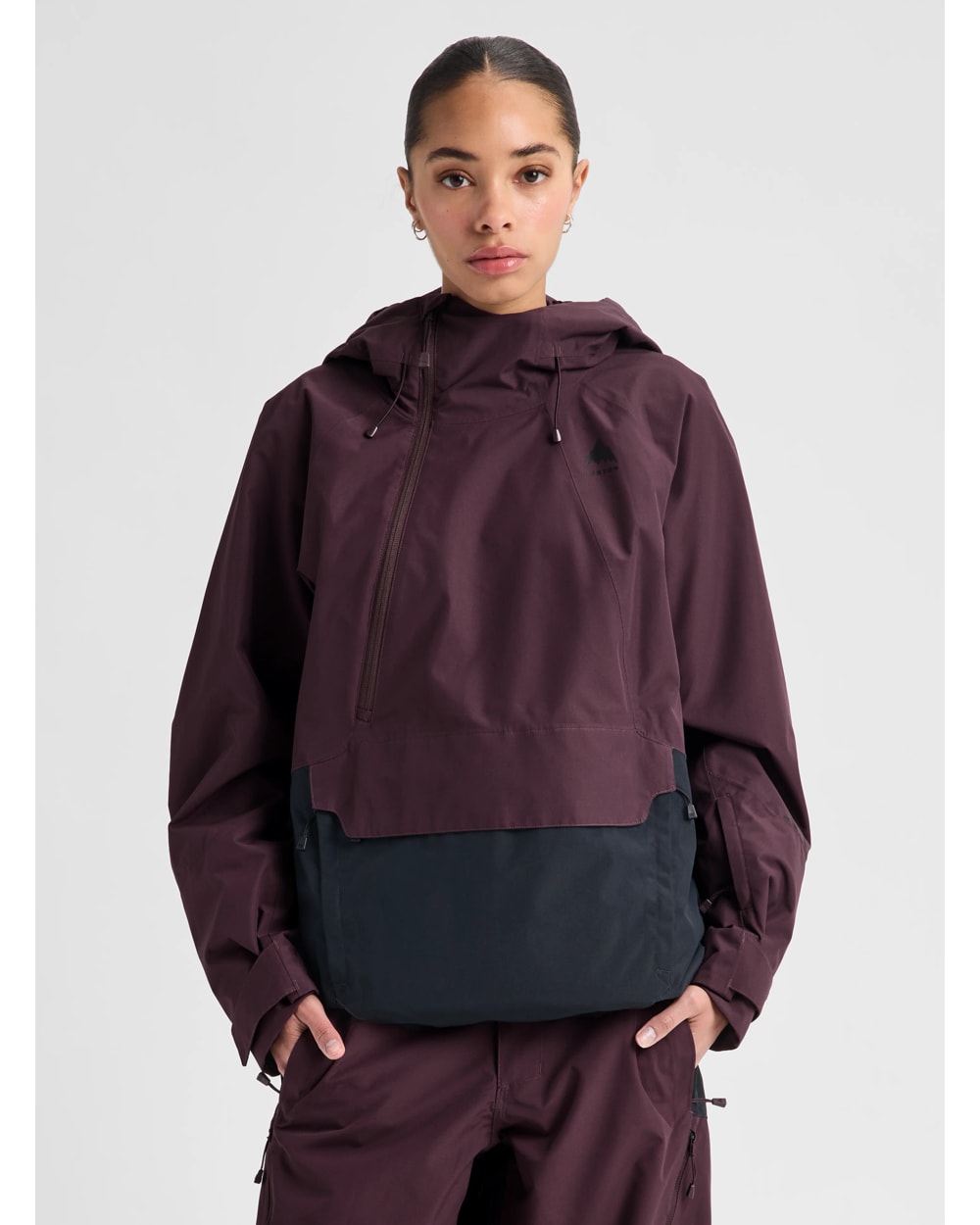 Burton Women's Reserve 2L Relaxed Anorak Jacket (2026) - Bear Hug Brown/True Black