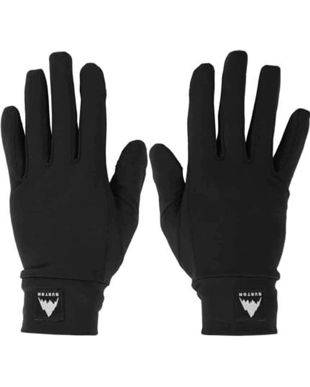 Burton Women's Touch-N-Go Glove Liners in True Black - pair, back of hand