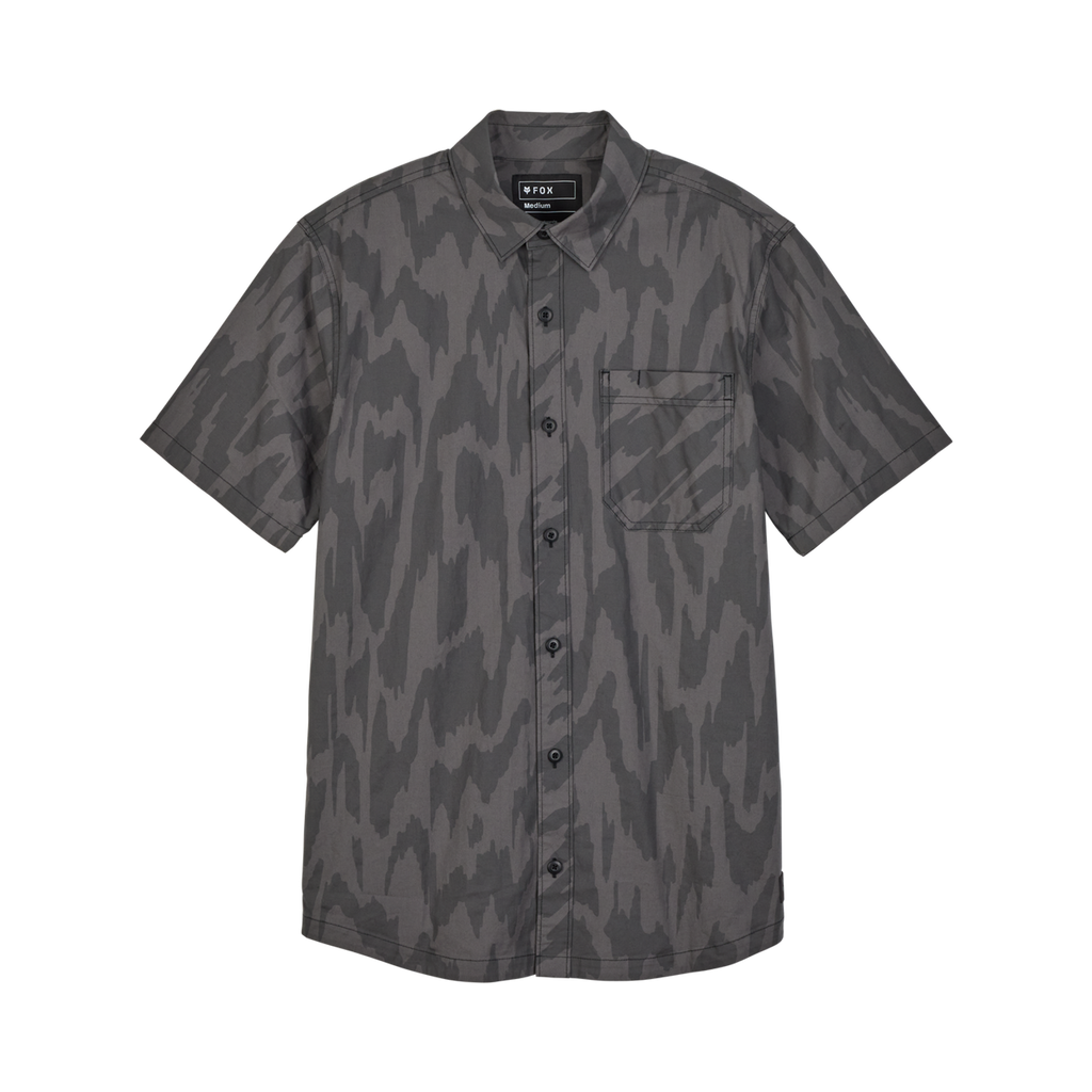 Fox Swarmer Woven Shirt Black front
