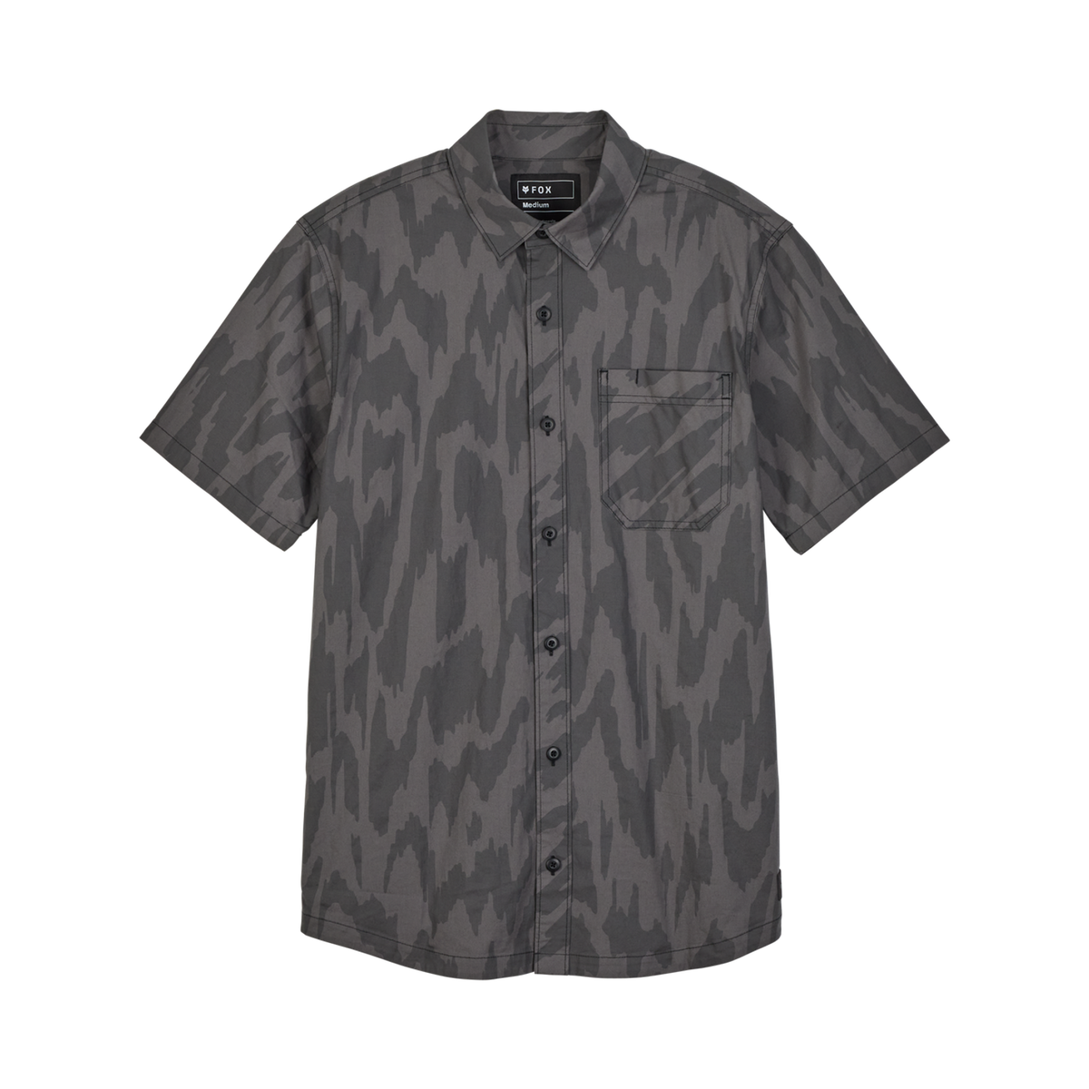 Fox Swarmer Woven Shirt Black front