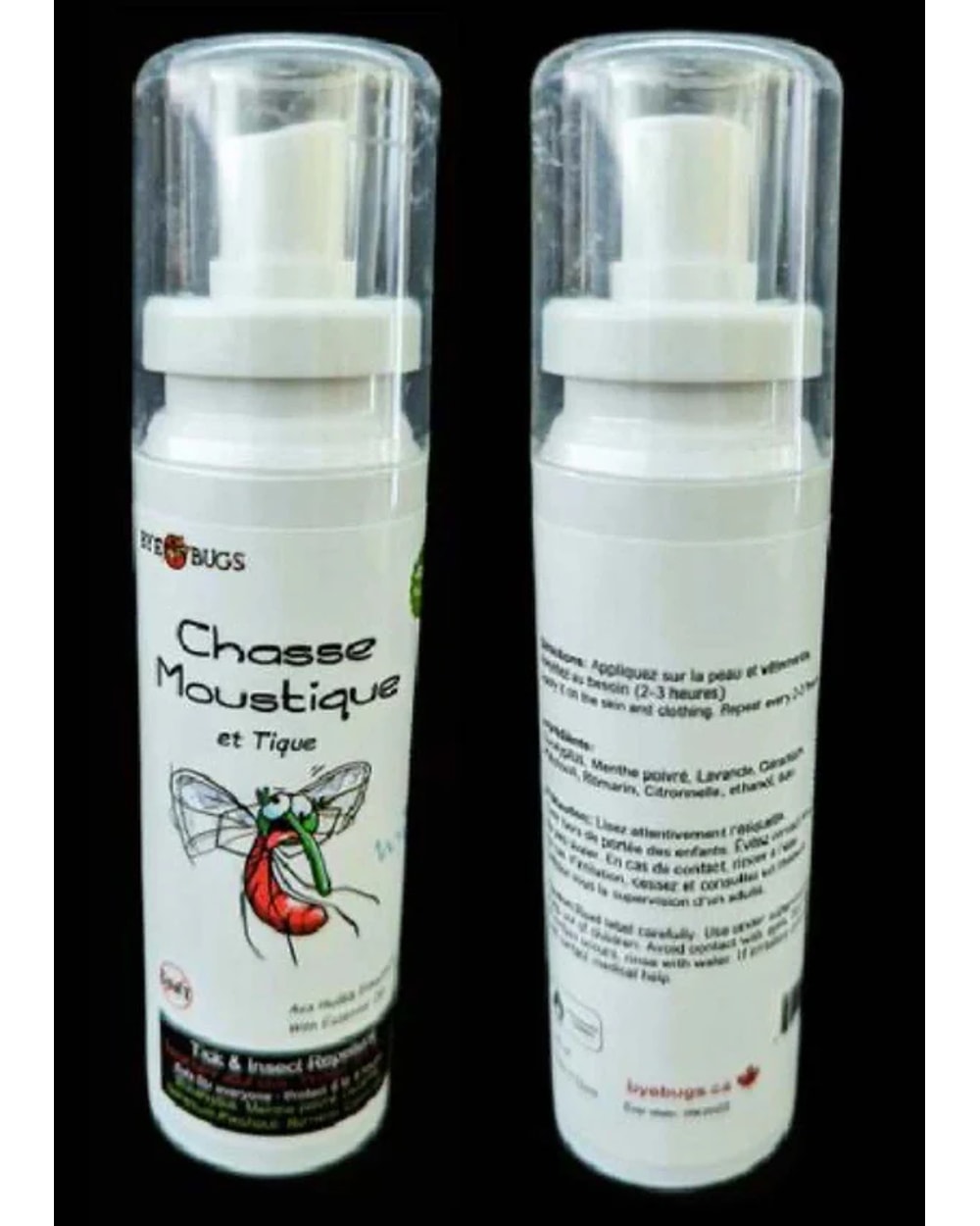 Bye Bugs Mosquito Repellent Spray Bottle