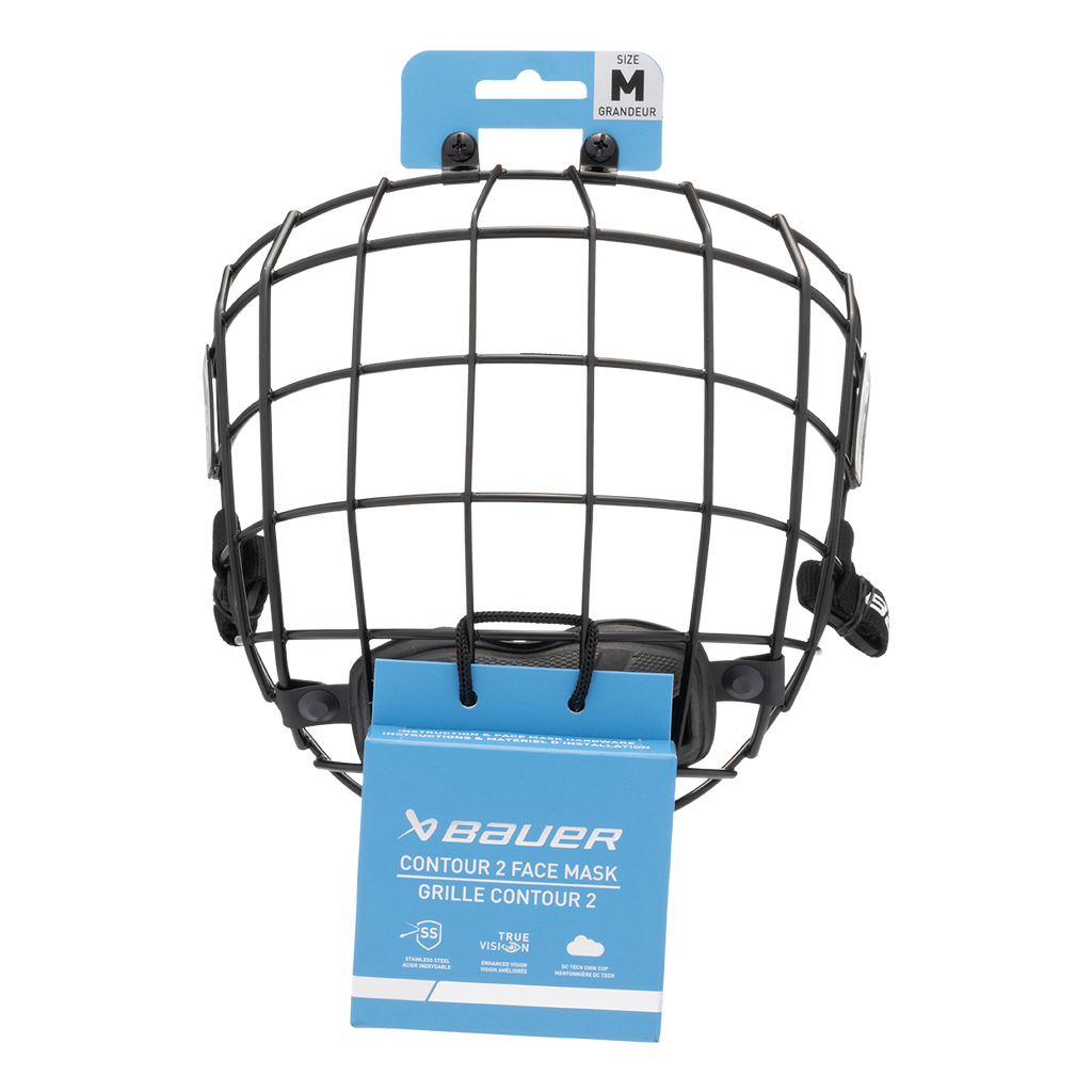 Bauer Senior Contour 2 Facemask - Black