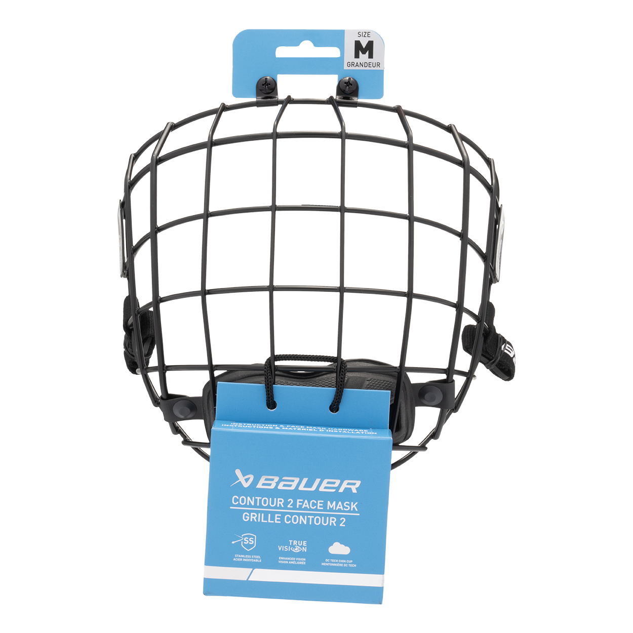 Bauer Senior Contour 2 Facemask - Black