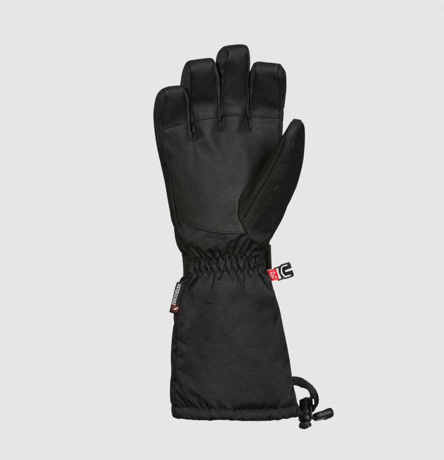 Kombi Men's Pathfinder Gloves - Black, palm view