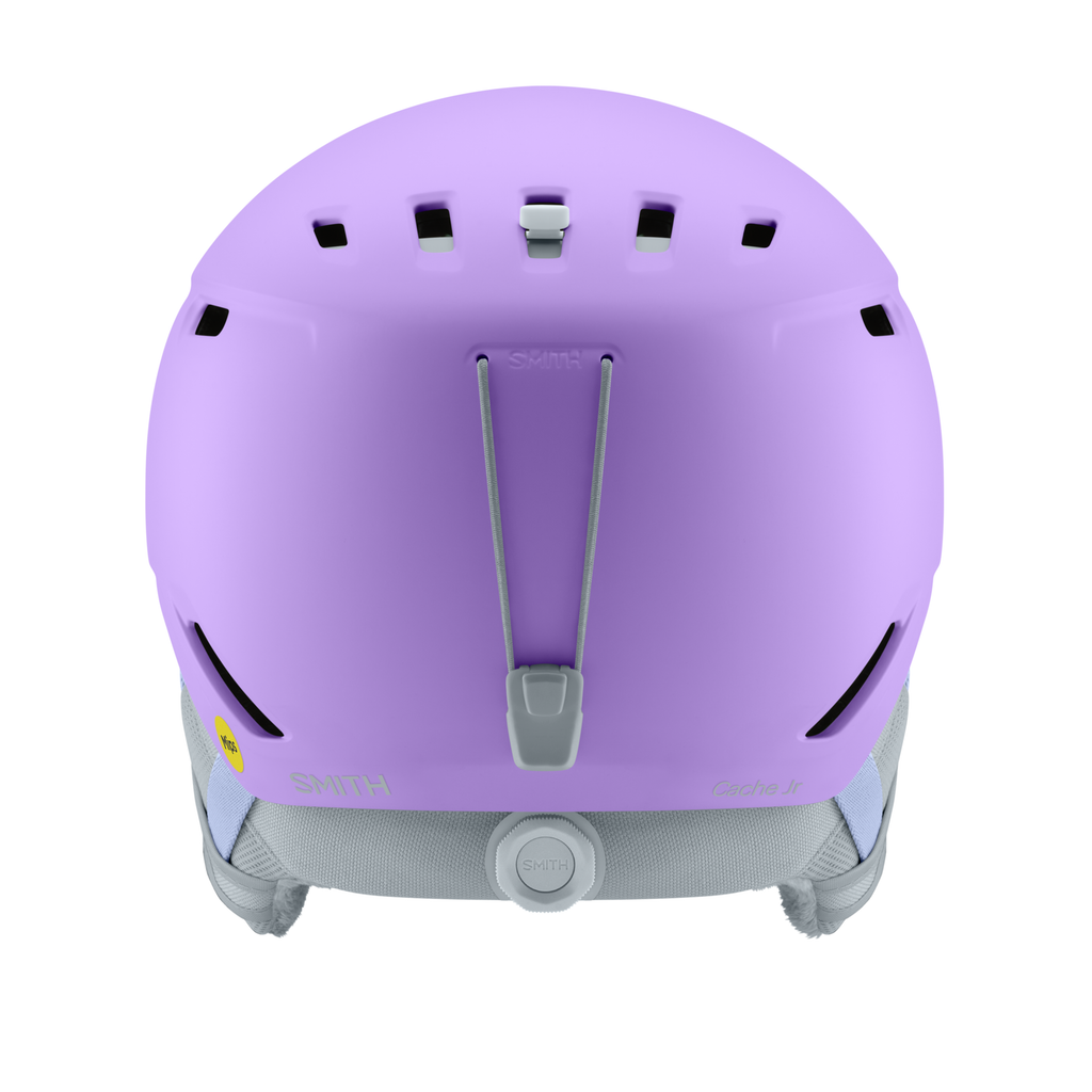 Smith Junior Cache Mips Helmet - Matte Light Lavender, back view