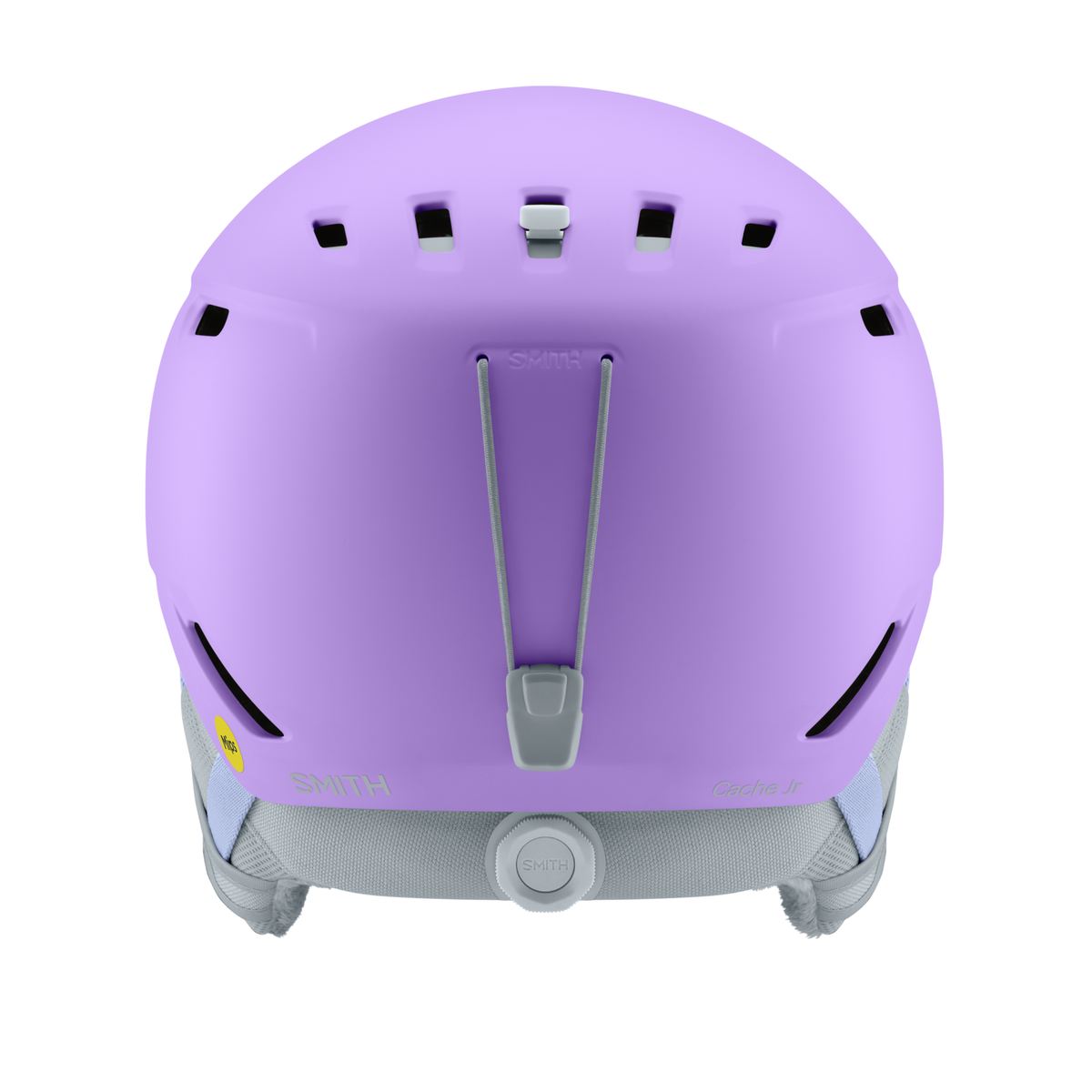 Smith Junior Cache Mips Helmet - Matte Light Lavender, back view