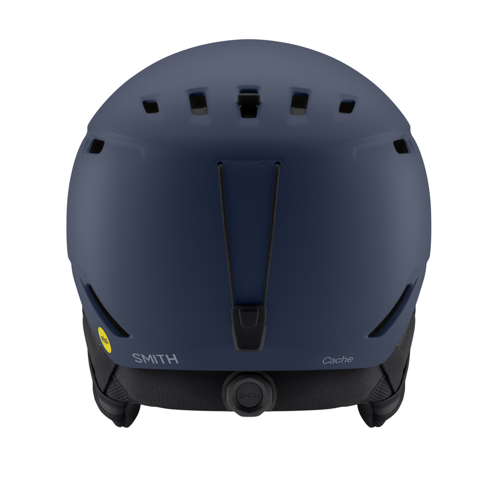 Smith Cache Mips Helmet - Matte Royal Navy, back view