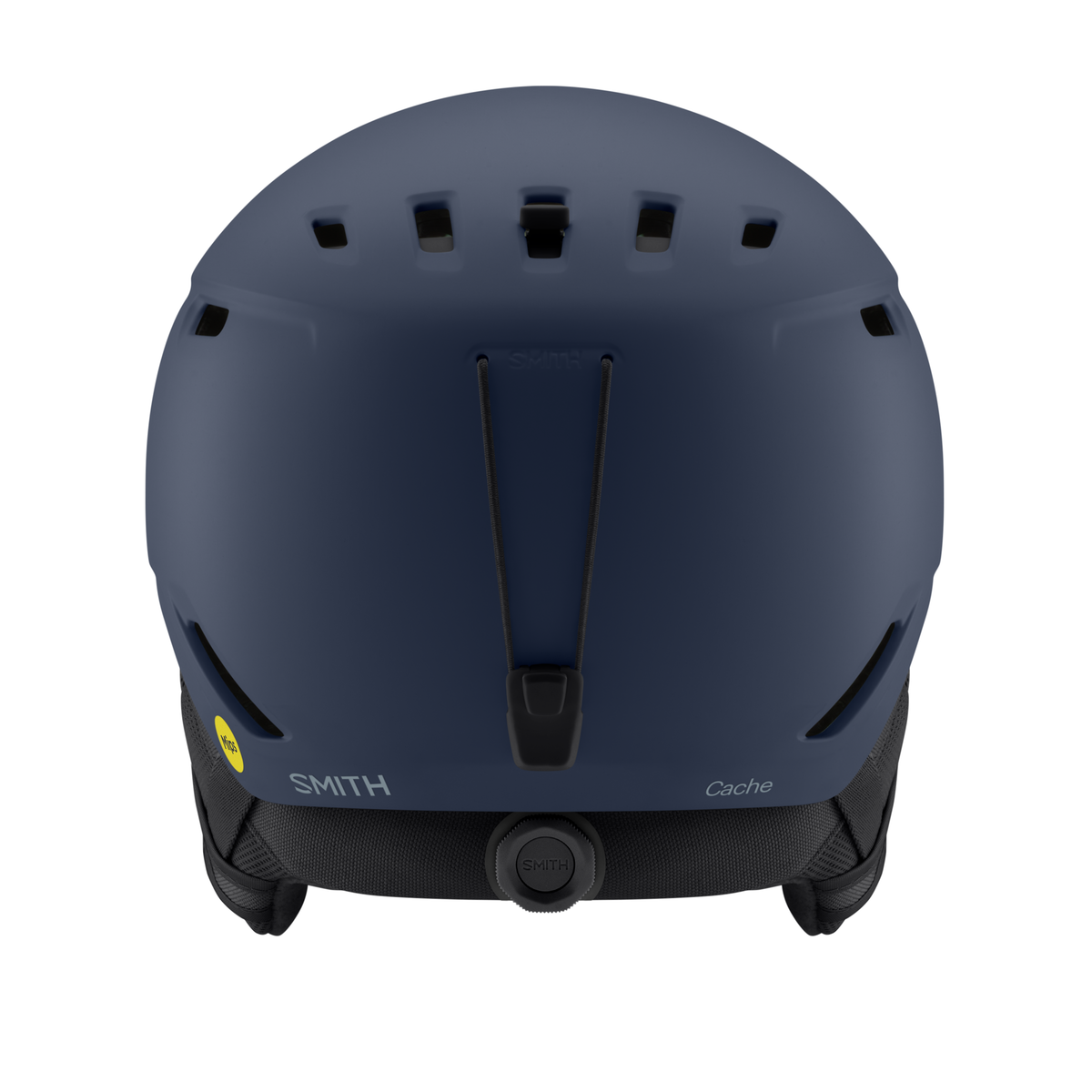 Smith Cache Mips Helmet - Matte Royal Navy, back view