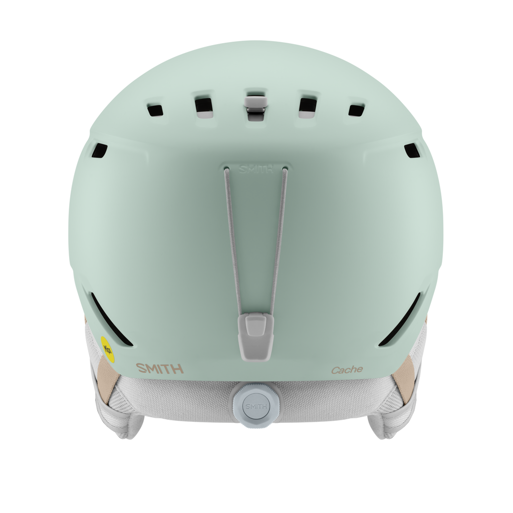 Smith Cache Mips Helmet - Matte Soft Grass, back view