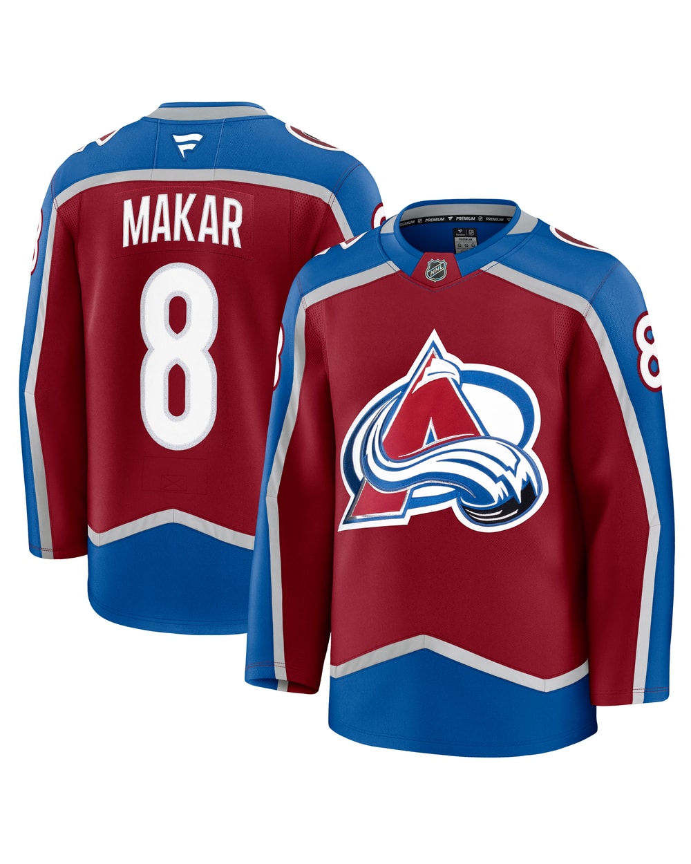 Fanatics Colorado Avalanche Cale Makar Home Premium Jersey