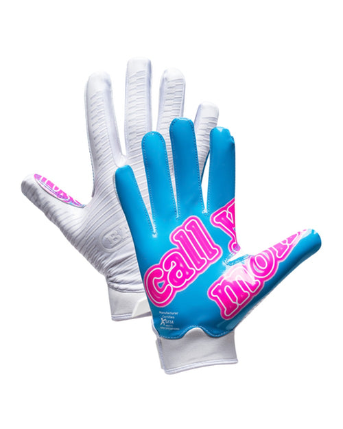 "Call Your Mom" Doom Adult Receiver Football Gloves