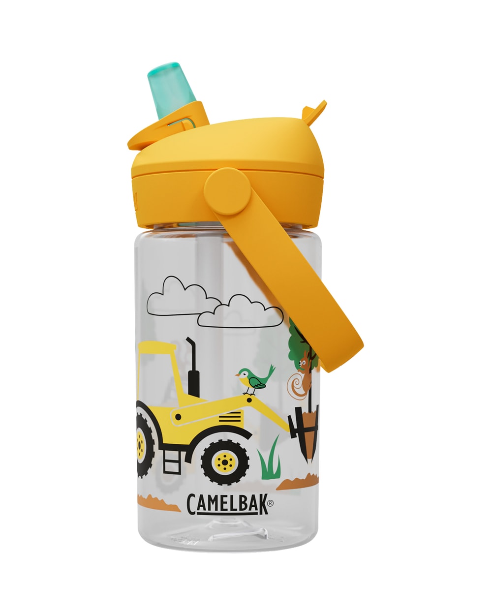 Camelbak Flip Straw Kids 14oz Bottle - Tractors
