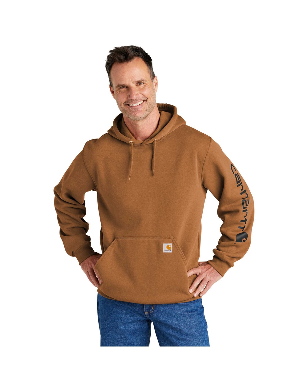 Carhartt Midweight Hooded Sweatshirt - Brown - front