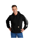 Carhartt Midweight Hooded Sweatshirt - Black - front