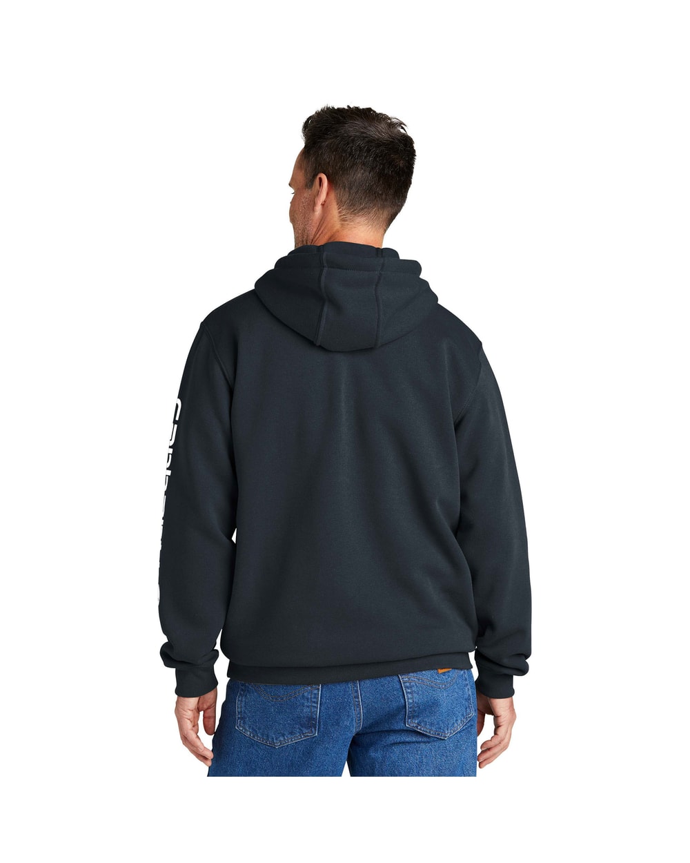 Carhartt Midweight Hooded Sweatshirt - Navy - back