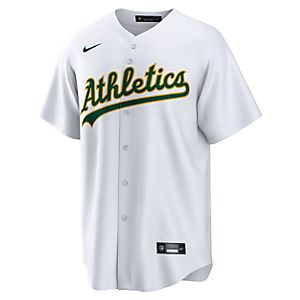 Nike Oakland Athletics White Replica Jersey - Blank