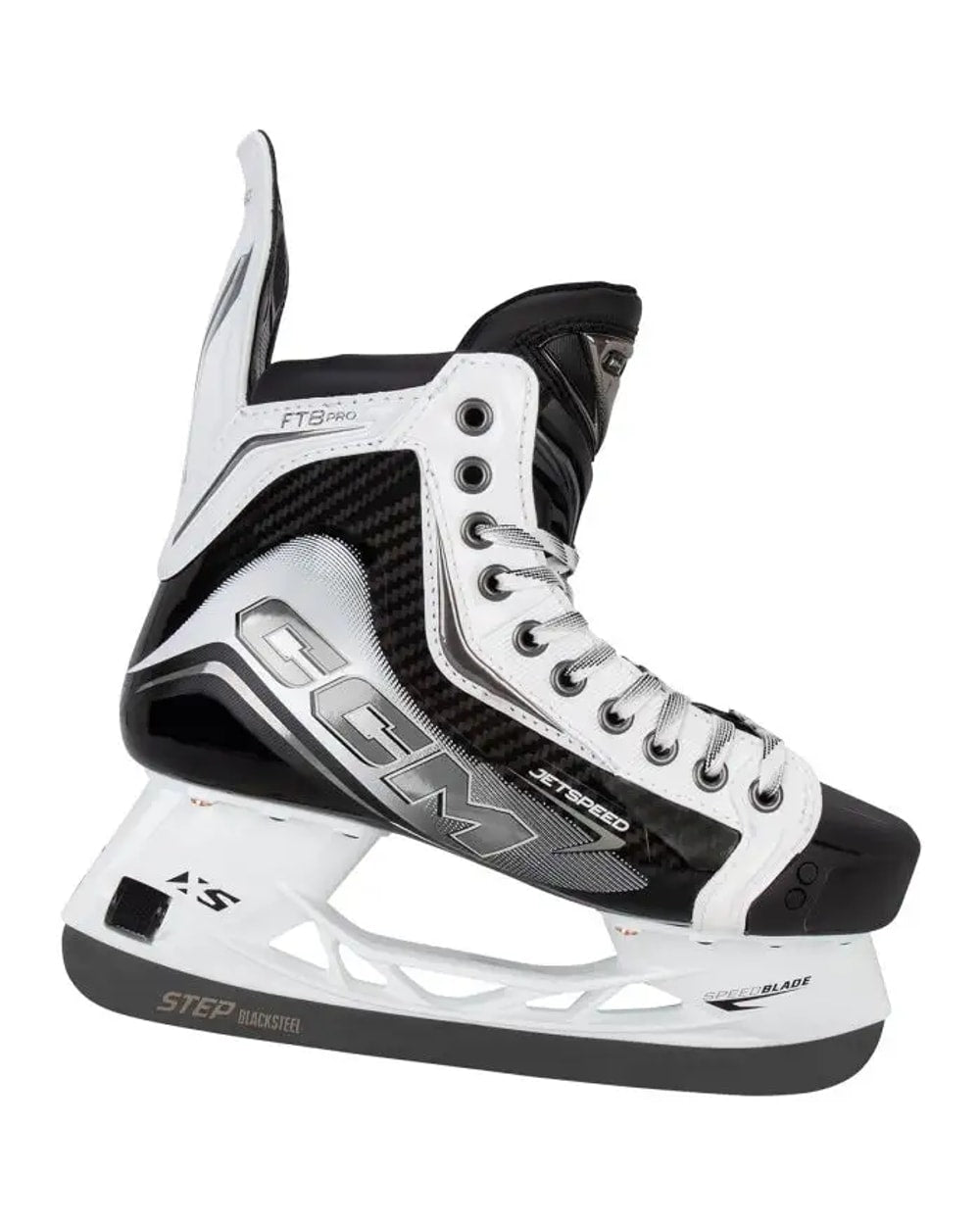 CCM JetSpeed FT8 Pro Intermediate Hockey Skates- White