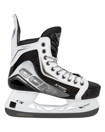 CCM JetSpeed FT8 Pro Senior Hockey Skates- White
