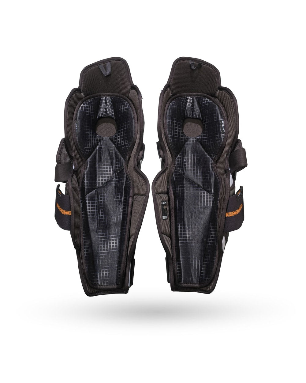 CCM Junior Tacks XR 80 Hockey Shin Guards - back view