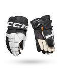 CCM Junior Tacks XR Hockey Gloves - White/Black