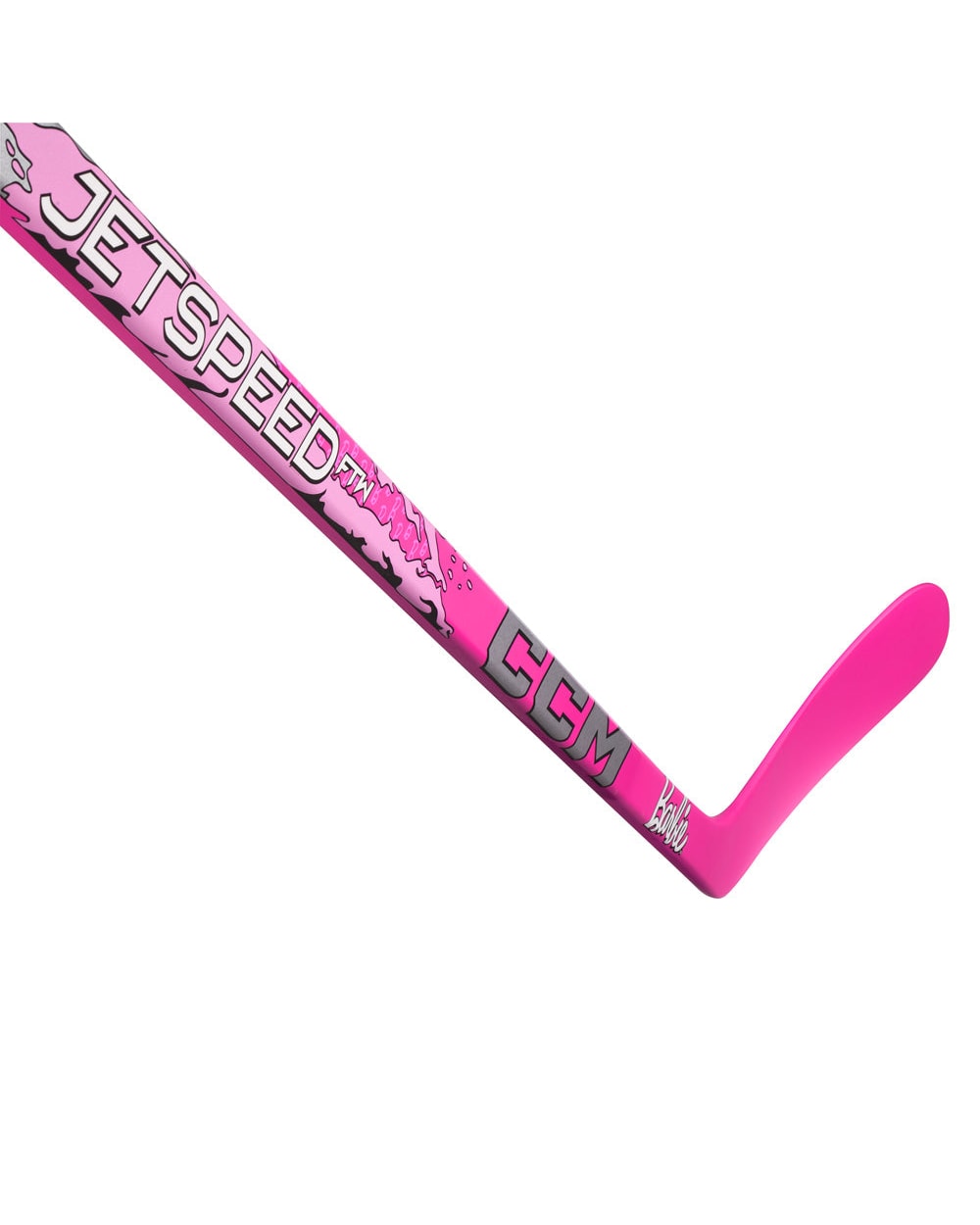 CCM Senior Barbie Edition Jetspeed FTW Pro Hockey Stick - blade detail