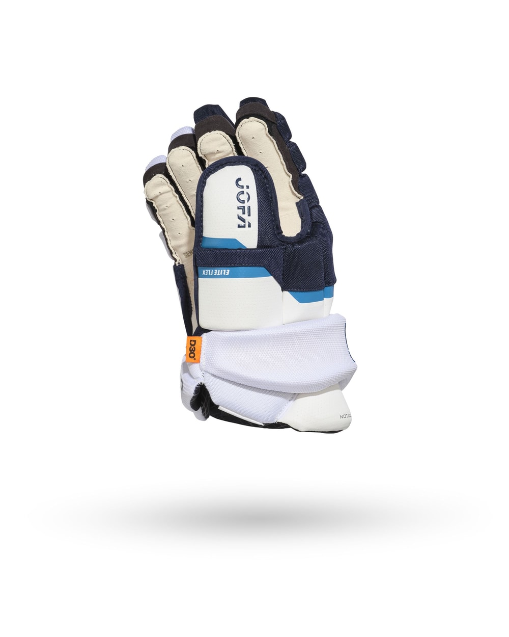 CCM Senior JOFA Hockey Gloves - White/Navy back