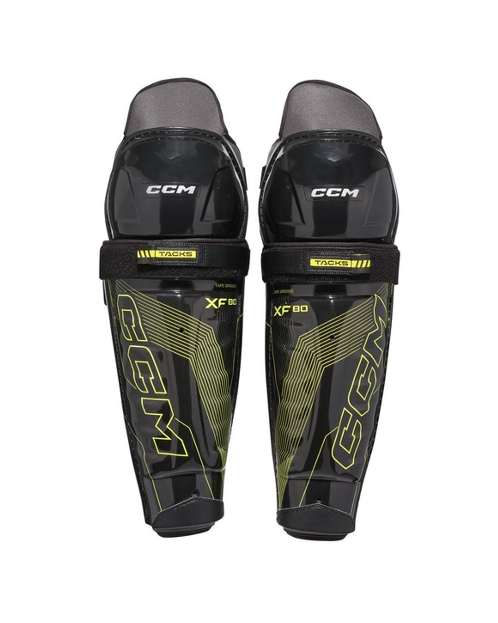CCM Senior Tacks XF 80 Hockey Shin Guards - 2025