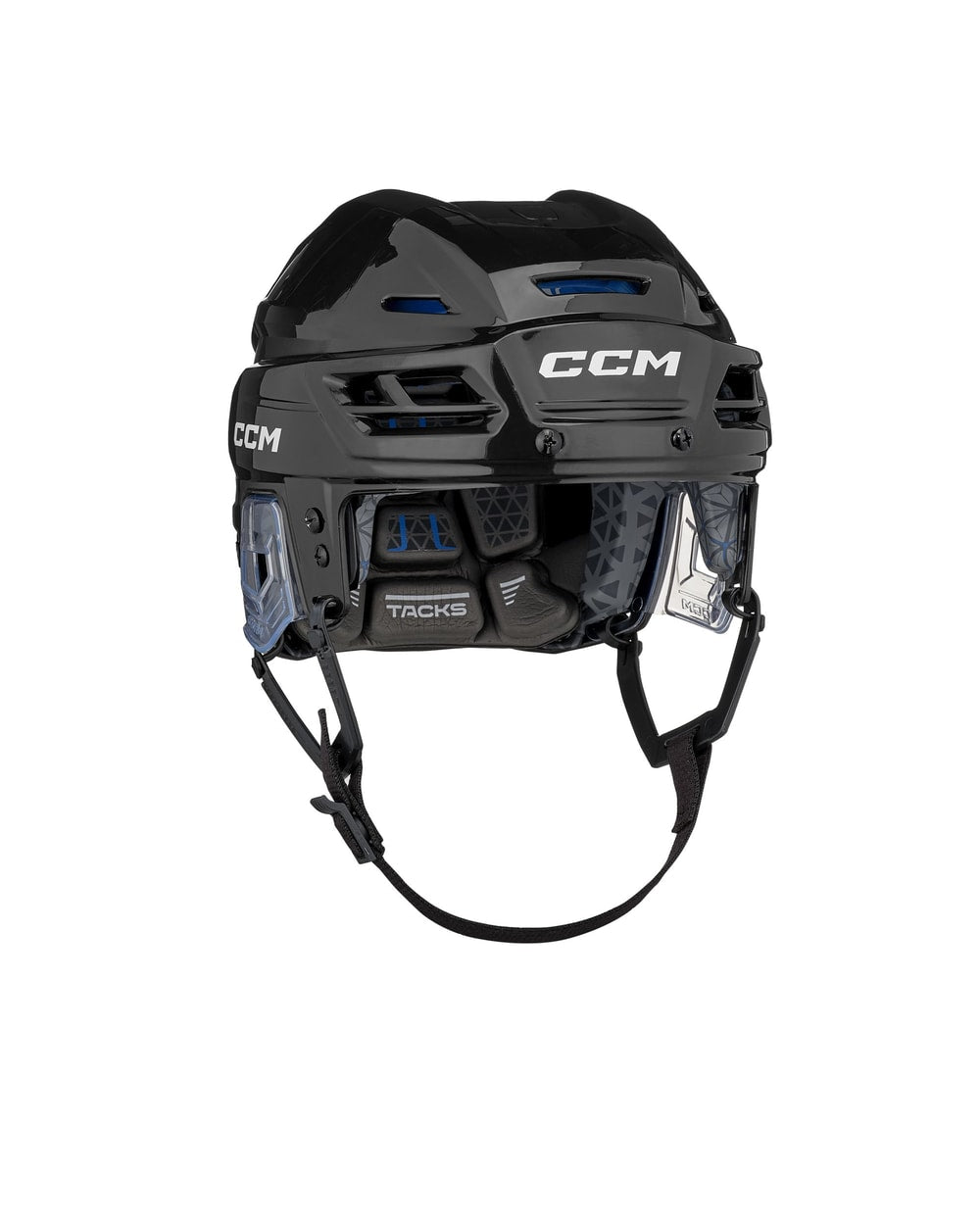 CCM Tacks 310 Senior Hockey Helmet 2026 - Black - front angle