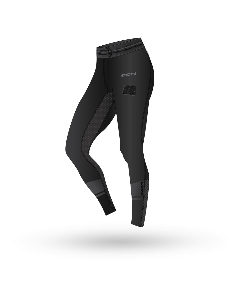 CCM Women's Cut Protection Base Layer Pant - Black