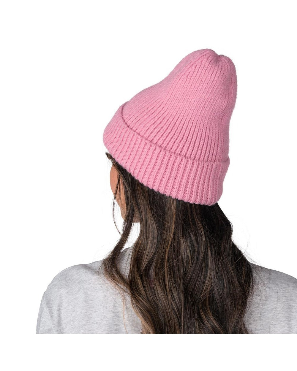 CCM Senior Barbie Cuffed Toque - Pitaya Pink, back view