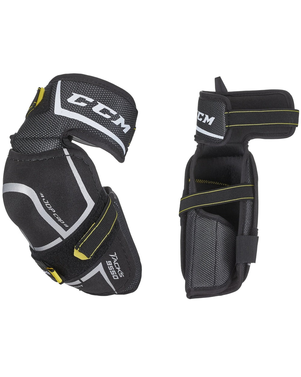CCM Youth Tacks 9550 Elbow Pads - front and back