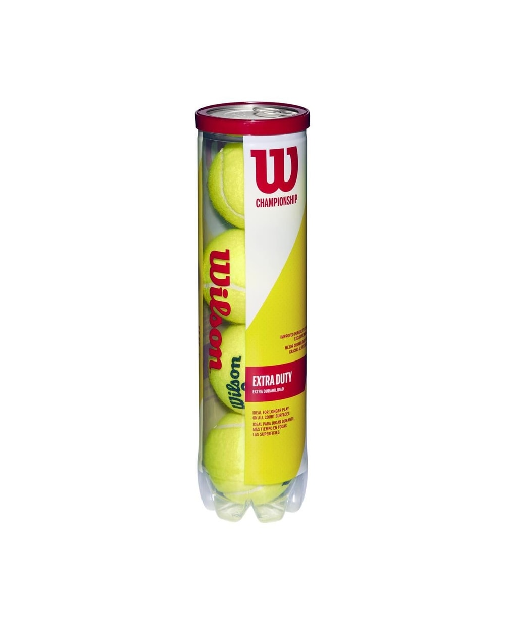 Wilson Championship Extra Duty Tennis Ball - 4 Ball Can