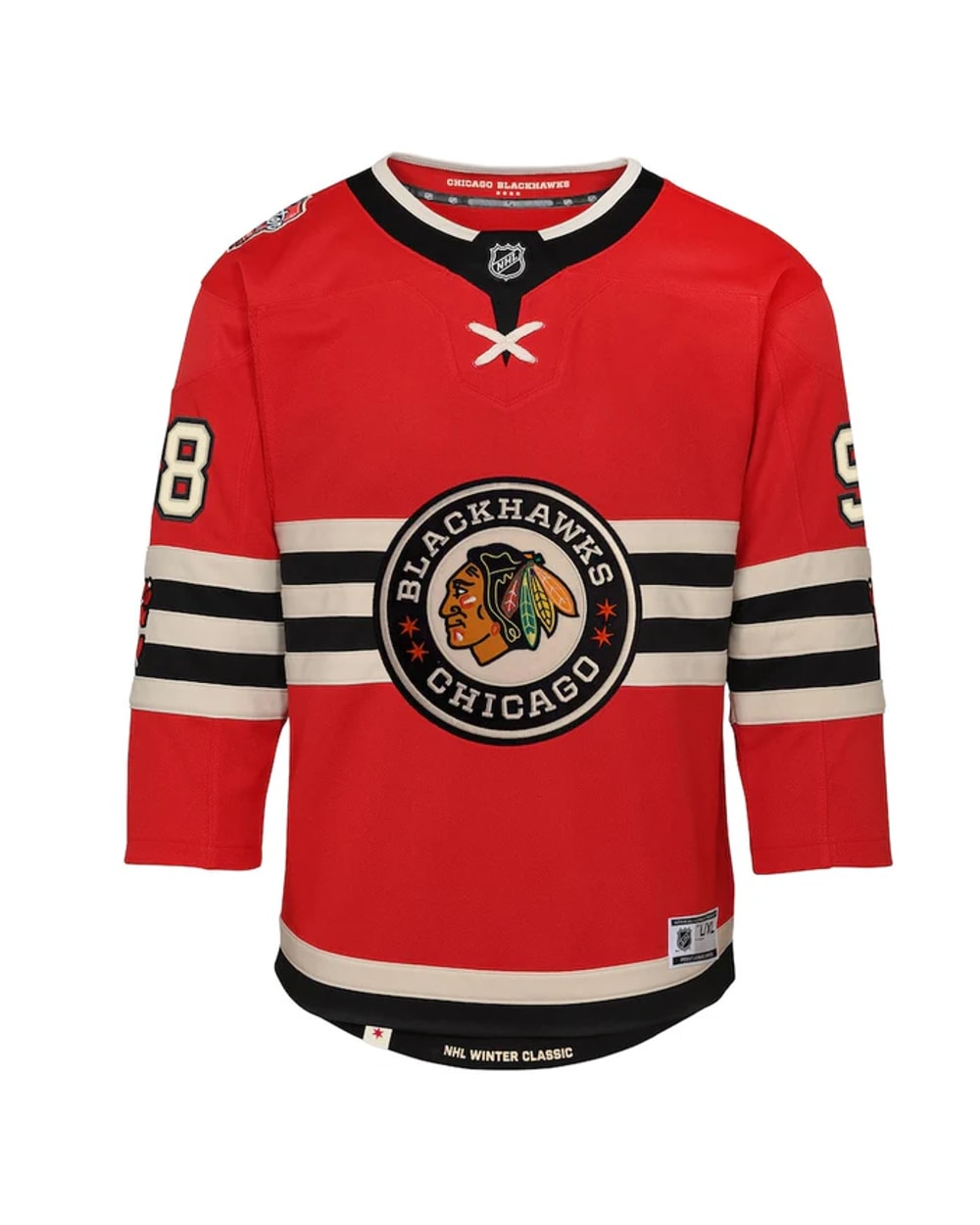Chicago Blackhawks Youth 2024 Winter Classic Premier Jersey - Connor Bedard