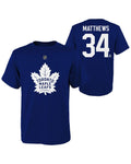 Child Name and Number Tee Matthews