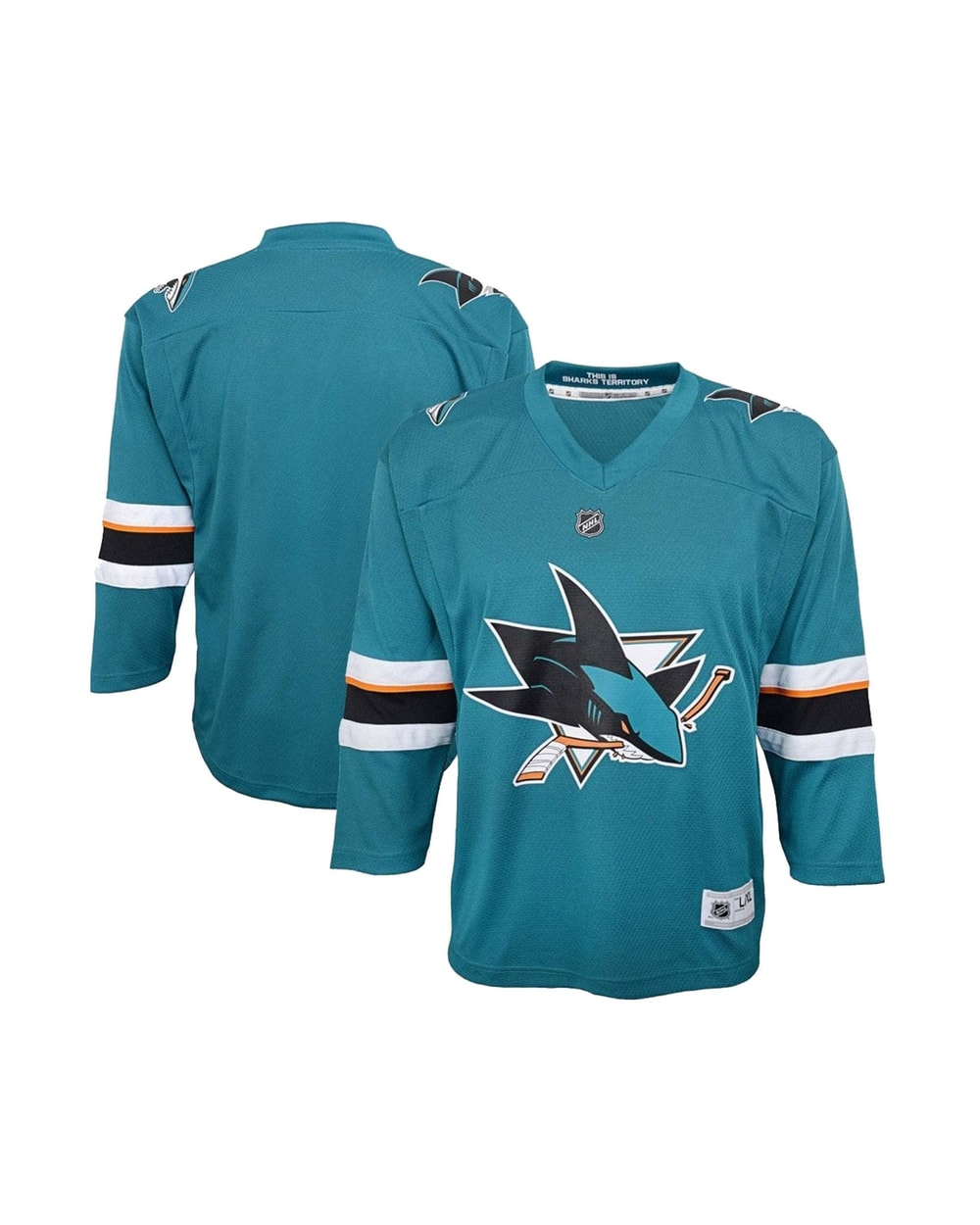 Child Premier Jersey - San Jose Sharks - Blank