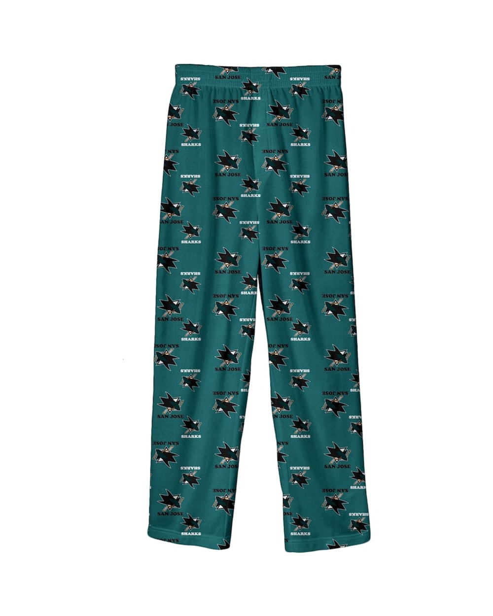 Outerstuff Child Team Logo Print Pajama Pant - San Jose Sharks