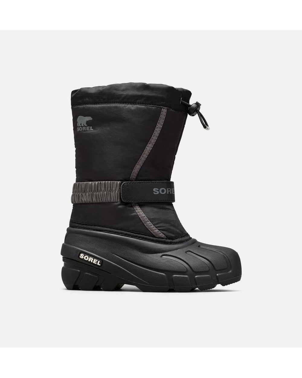 Sorel Flurry Children's Boot - Black/City Grey