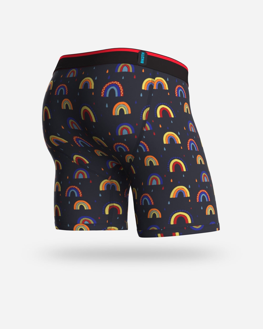 Classic Boxer Brief Print - Rainbows Dark Navy