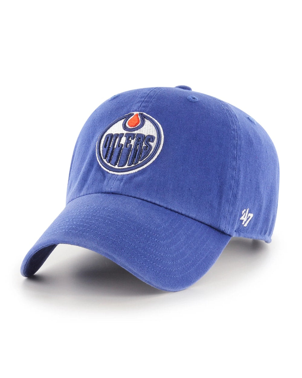 '47 Brand Edmonton Oilers Clean Up Adjustable Hat