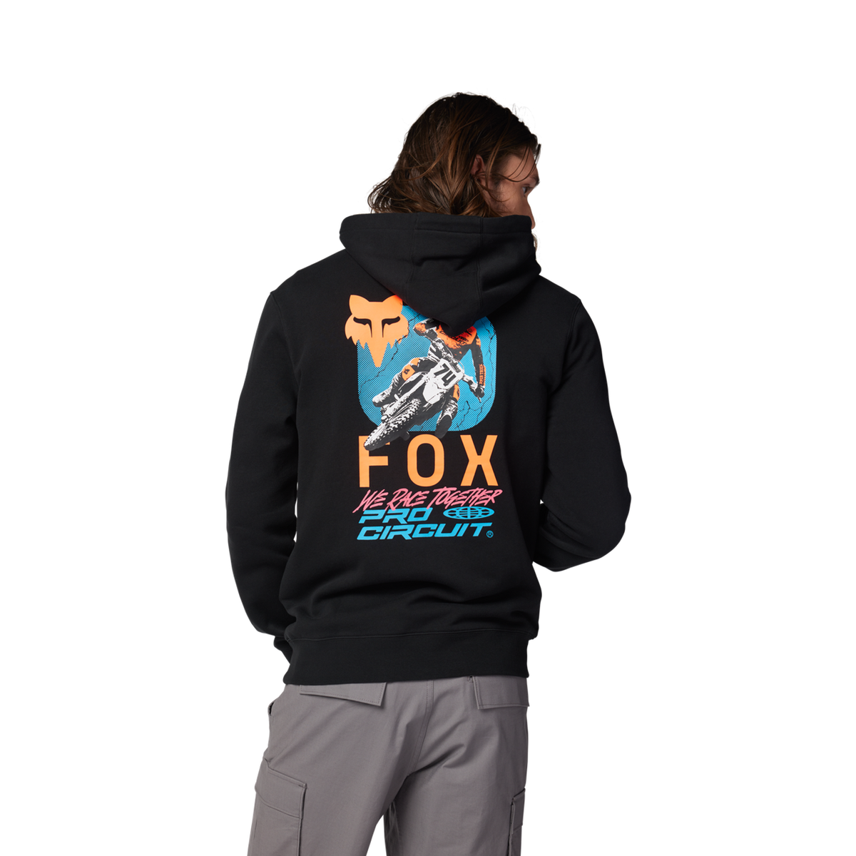 Fox x Pro Circuit Pullover Hoodie detail