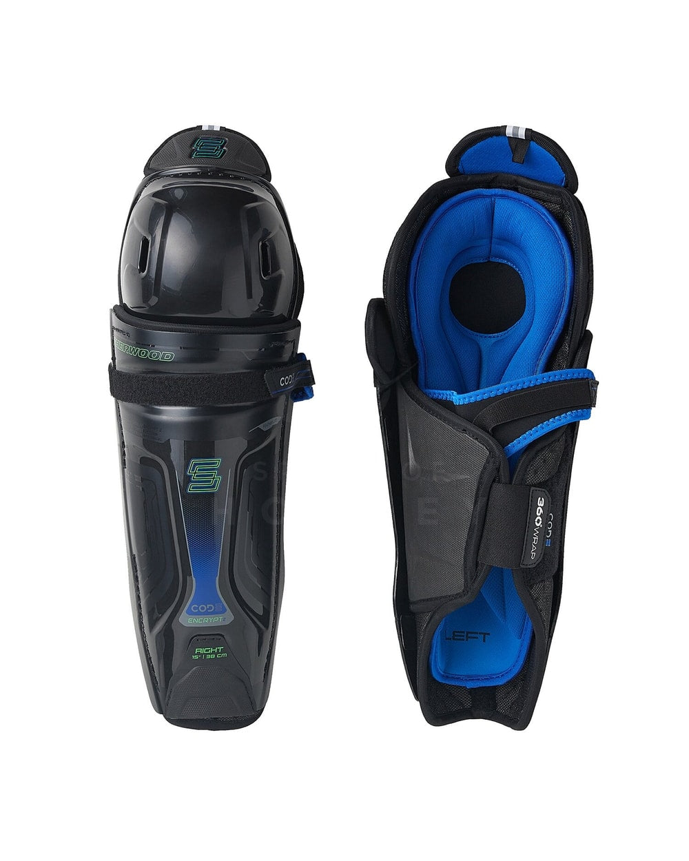 Sherwood Senior Code Encrypt 2 Hockey Shin Pads
