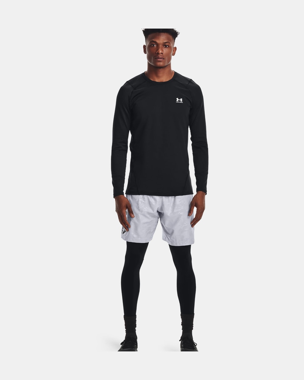 Men's Cold Gear Armour Fitted Crew Long Sleeve
